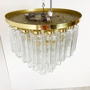 Flush mount chandelier by Glashutte Limburg, 1970s