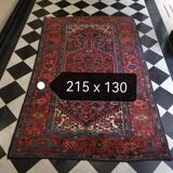 Tapis d'orient ancien persan fait main malayer 215 x 130