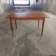 Scandinavian teak table with built-in extension