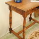 Antique walnut side table