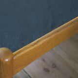 Table basse en chêne massif et ardoise, style milieu du siècle, signée Eric Merthen, Suède, années 1960