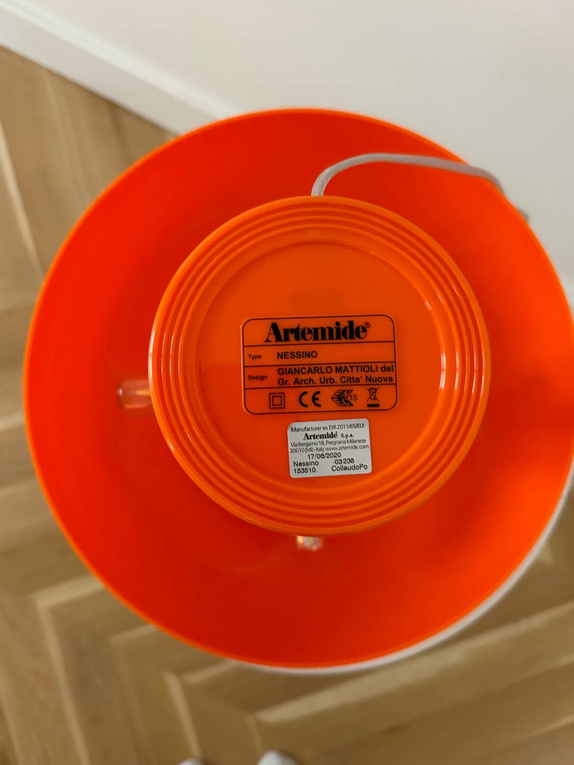 Nessino plastic table lamp