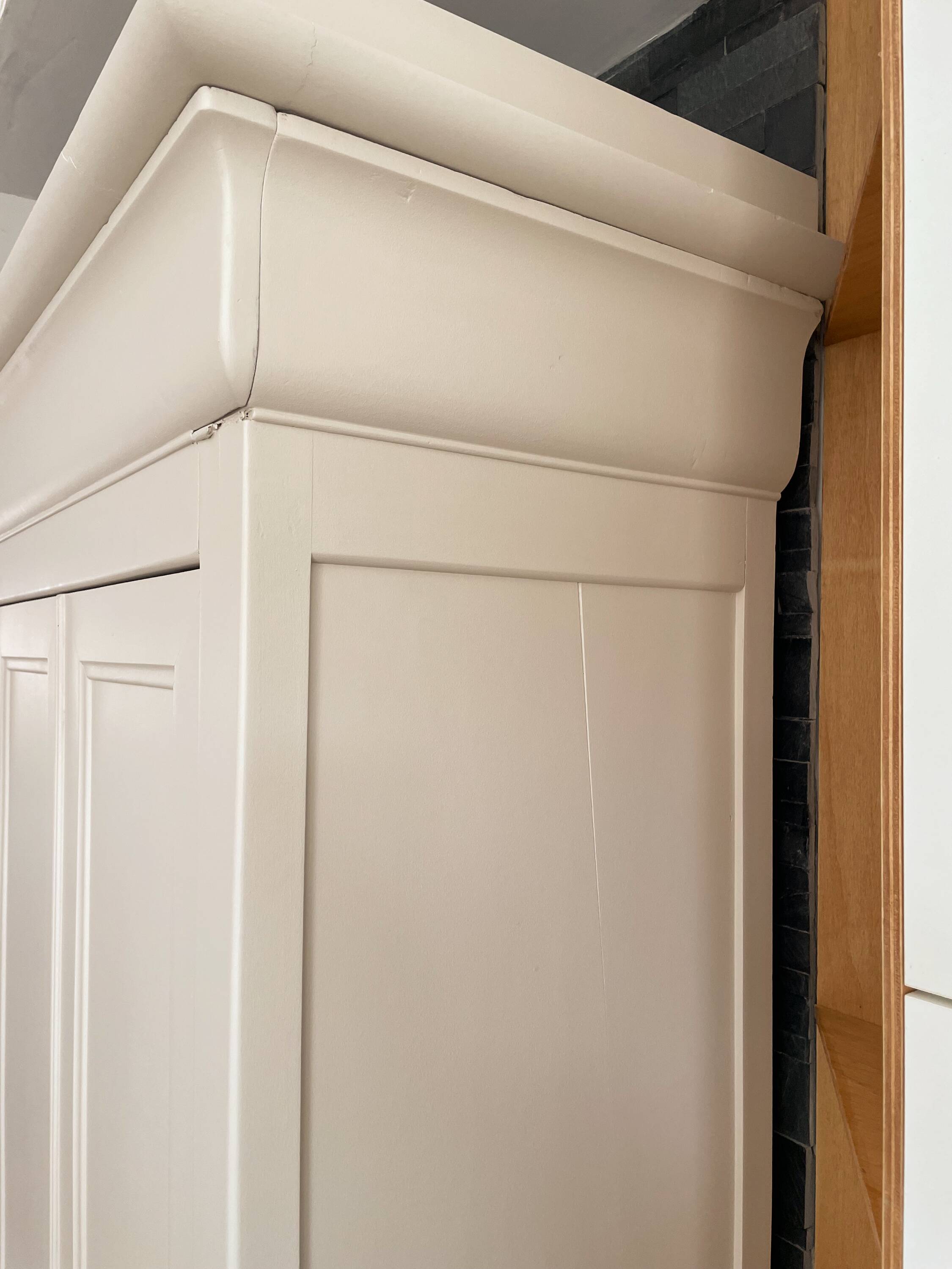 Walnut wardrobe, early 20th century