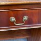 Rosjohn 1950s English Solid Mahogany Desk