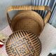 Boho chic Chinese Bamboo Bamboo Braided Basket - Bakul Siah