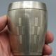 Silver-plated metal cup signed ravinet denfert - art deco