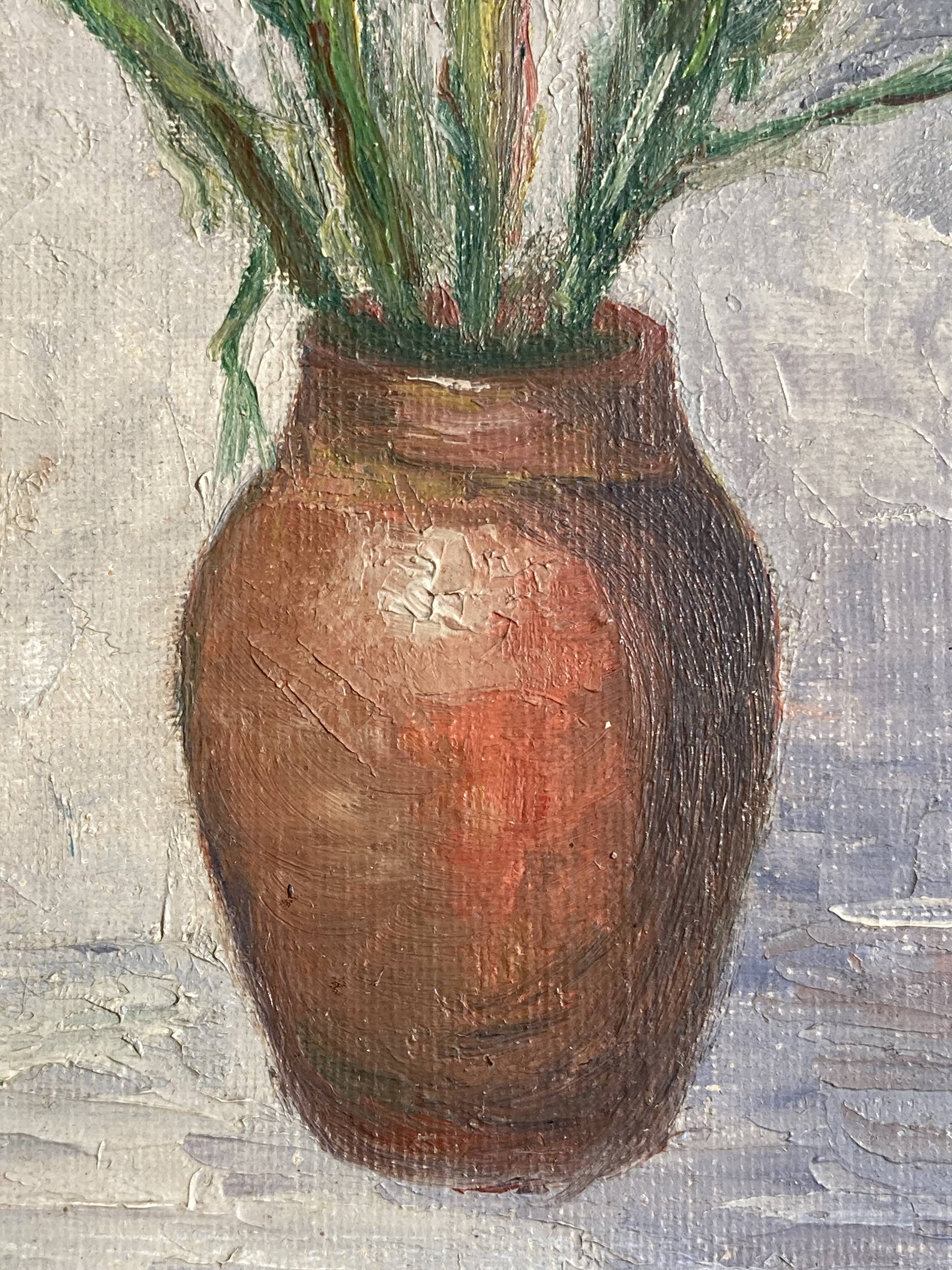 André Roose (Born 1925), The Bouquet, framed oil on canvas