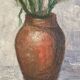 André Roose (Born 1925), The Bouquet, framed oil on canvas