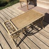 Rattan coffee table