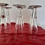 6 flutes champagne glasses