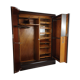 1920s Mahogany and Oak Compactom Ltd Gentleman’s Wardrobe