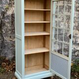 Antique celadon glass Parisian wardrobe H162