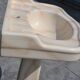Vintage marbled earthenware sink from the 90s