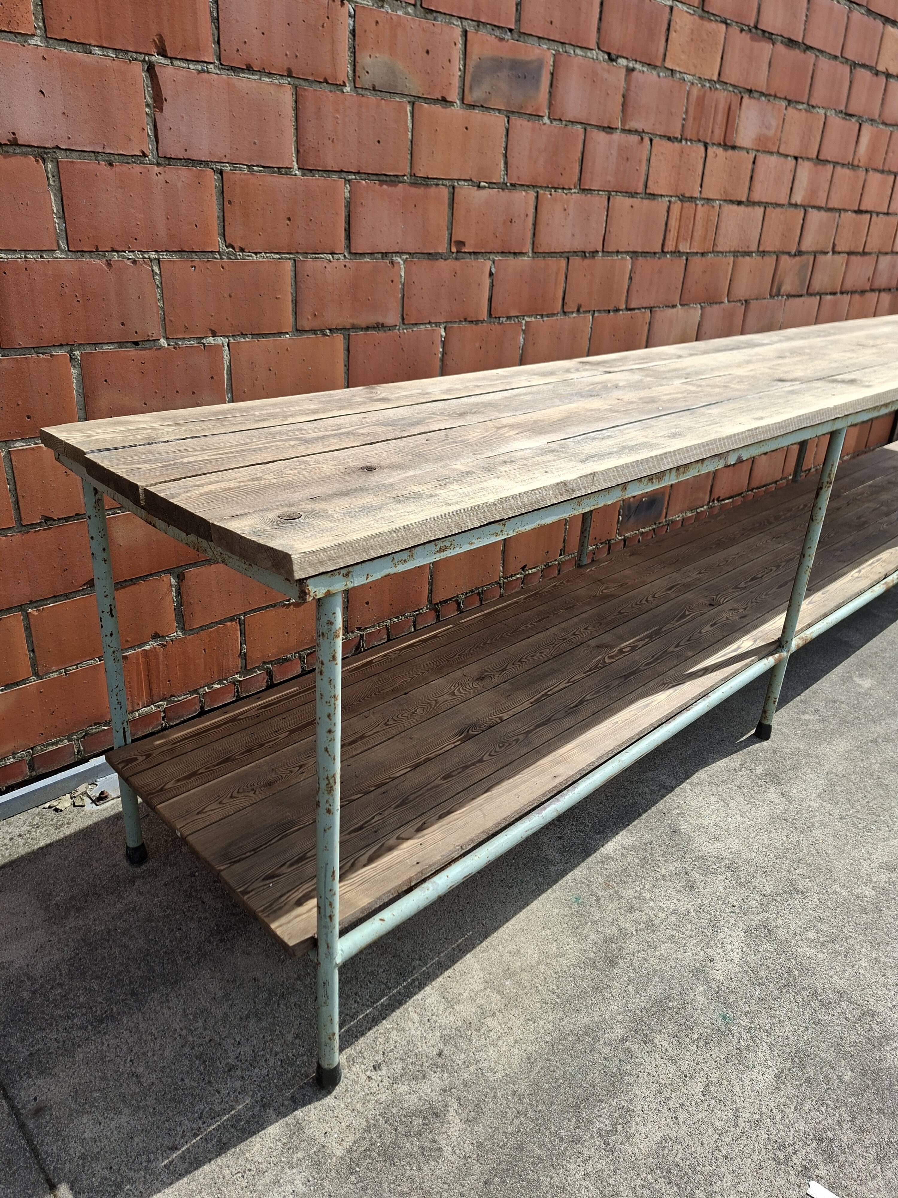 Large industrial table | workbench | console | workshop table