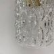 Vintage suspension in moulded pressed glass