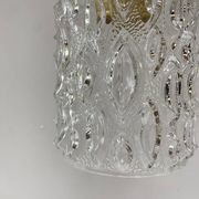 Vintage suspension in moulded pressed glass