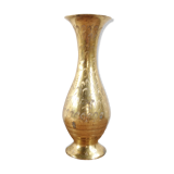 Brass art deco vase
