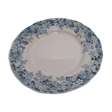 Old blue plate