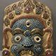 Ritual mask tibetan tibet demon protector mahakala stones
