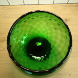Green Empoli glass vase