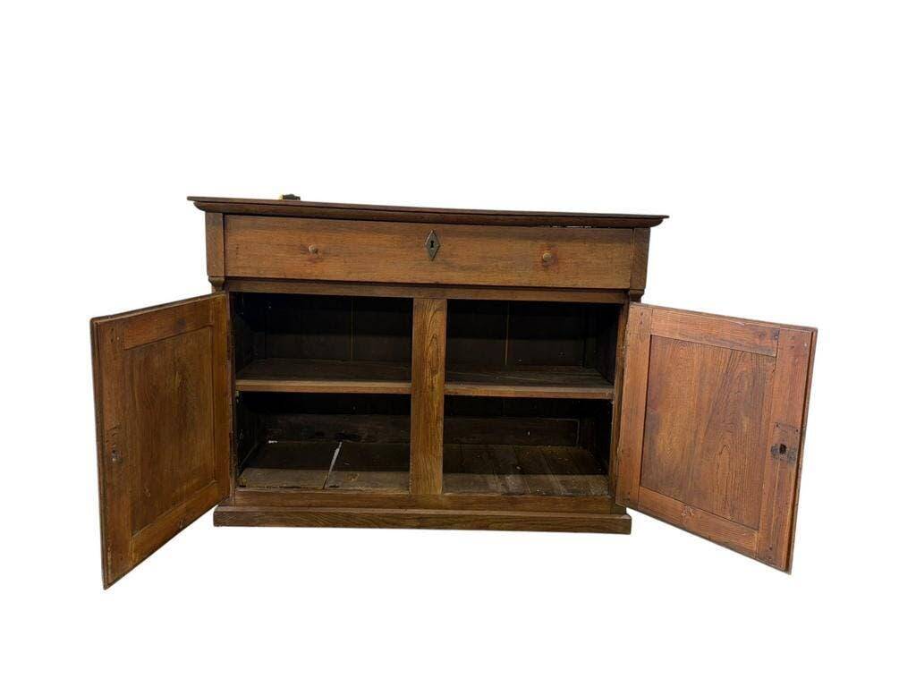 Buffet vintage en bois brun