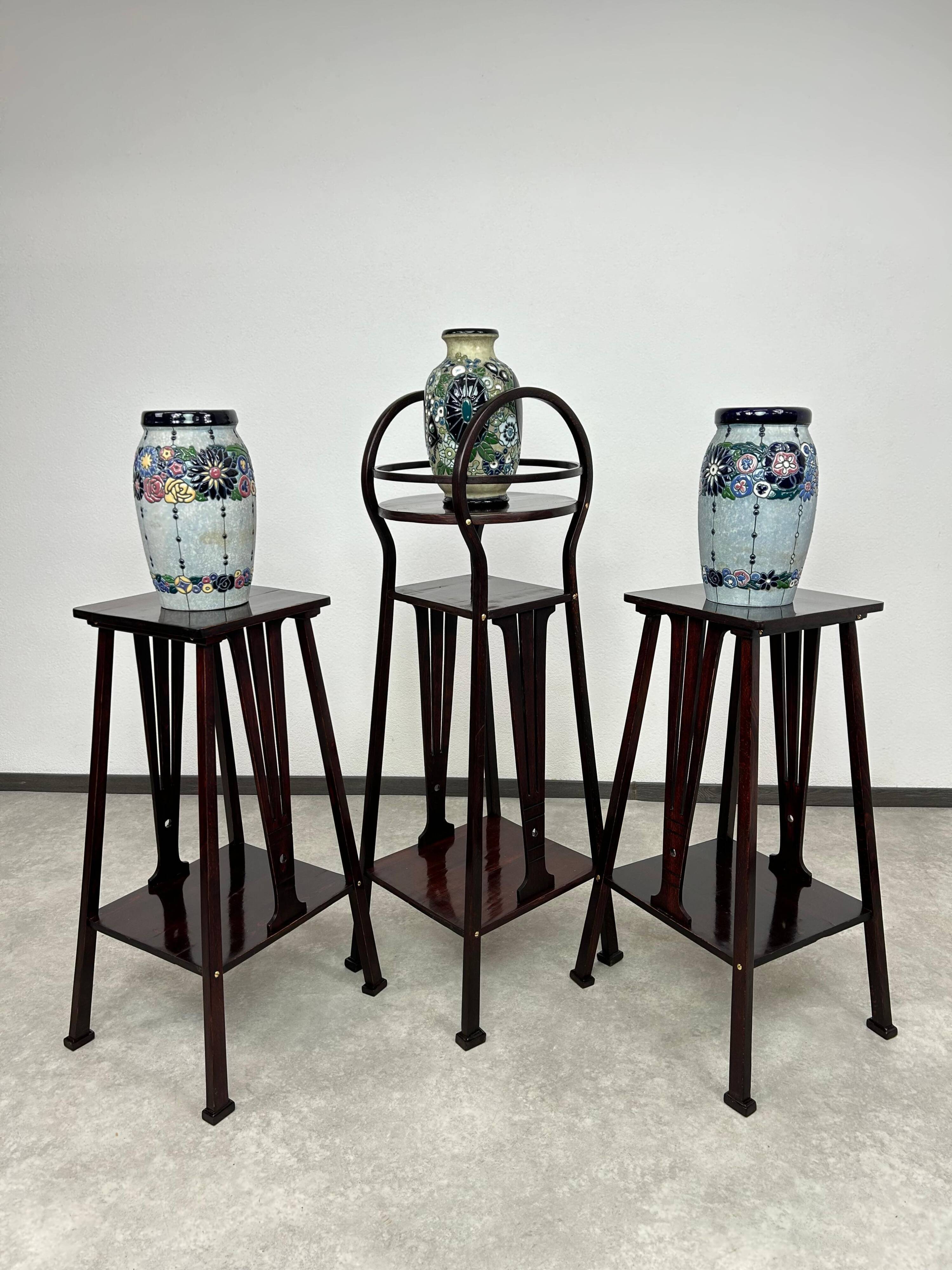 Plant stand Secession no.9532 by architect Marcel Kammerer for Thonet