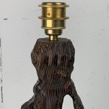 Brutalist organic mushroom table lamp, Dutch 1960s