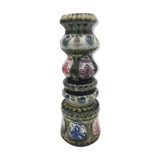 Keraluc bougeoir or vase signed André l'Helguen - ceramics from quimper (france) - 1950s