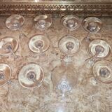 12 Baccarat champagne flutes no. 100-192