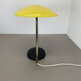 Original Modernist Yellow Metal Table Lamp by Cosack Leuchten, Germany 1960s