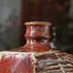 Vintage Swedish Gösta Grähs and Kerstin Hörnlund Oxblood Glaze Flask Vase