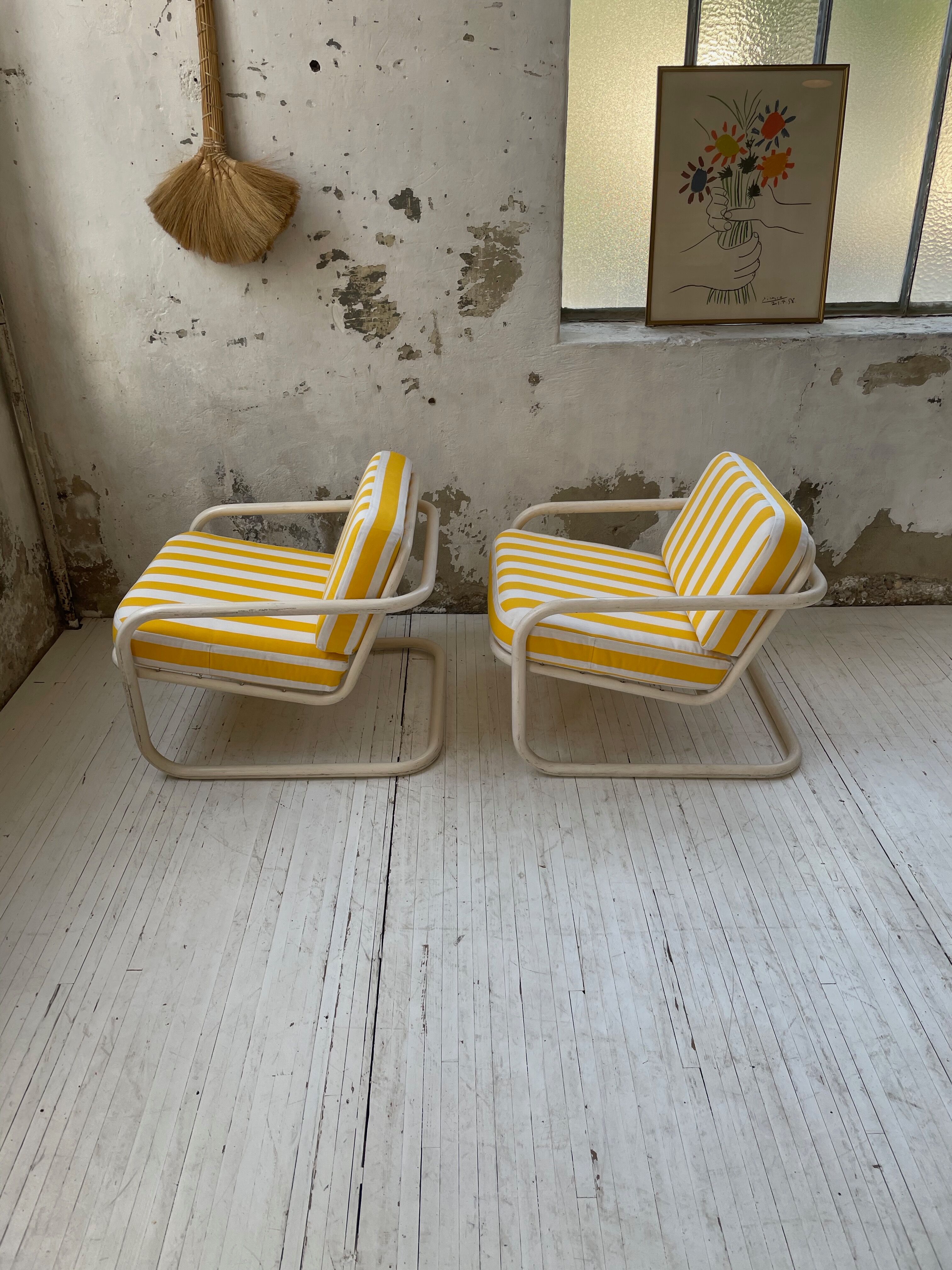 Pair of Prisunic chairs