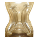 Pair of antique pinched decanters circa 1900 for serving whisky, bourbon, vodka, gin.