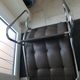 Chair tubular in Brown velvet of the 1970s