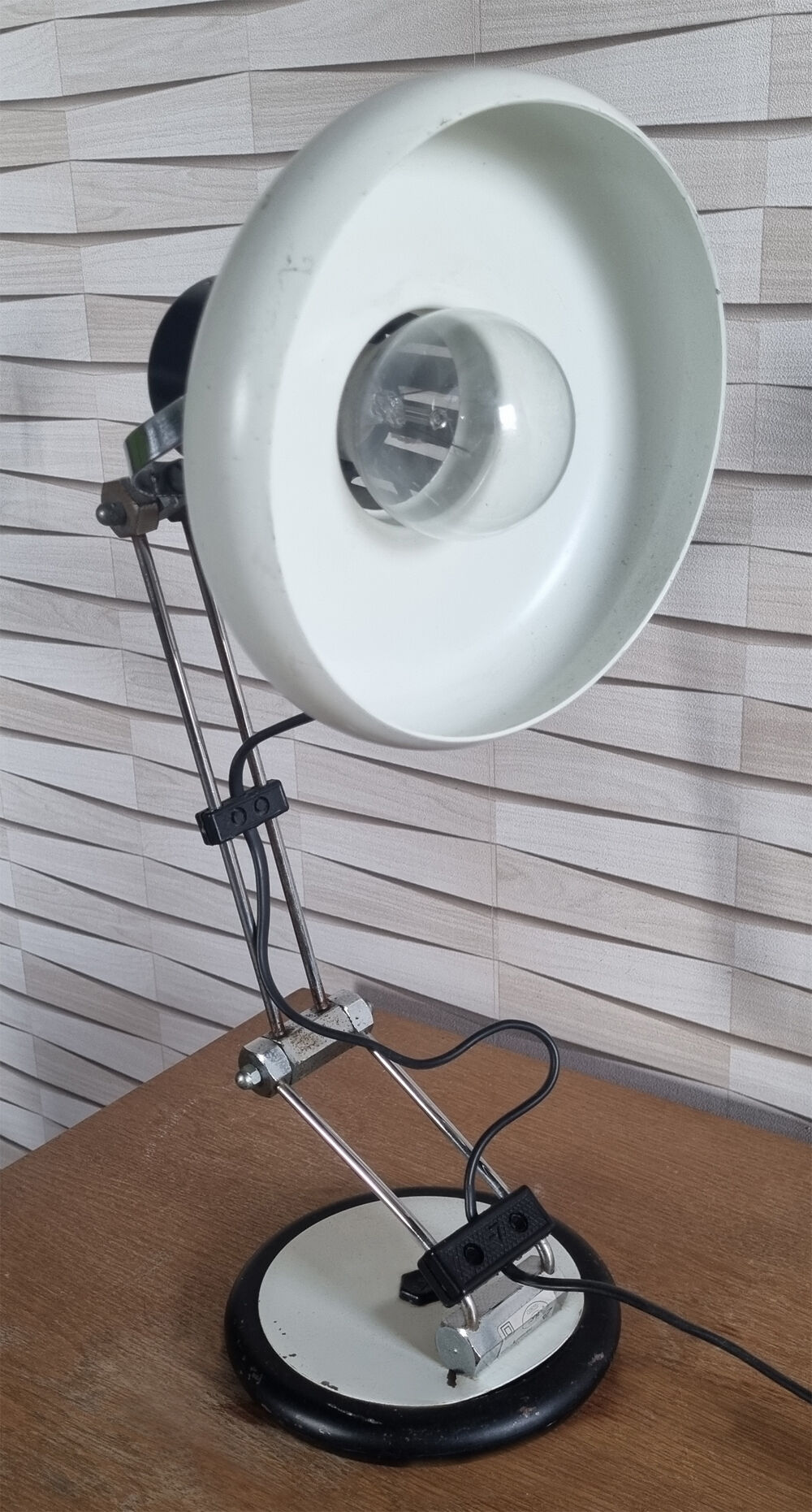 Aluminor desk lamp, vintage, 70s