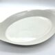 White oval dish with hollow ears 41cm