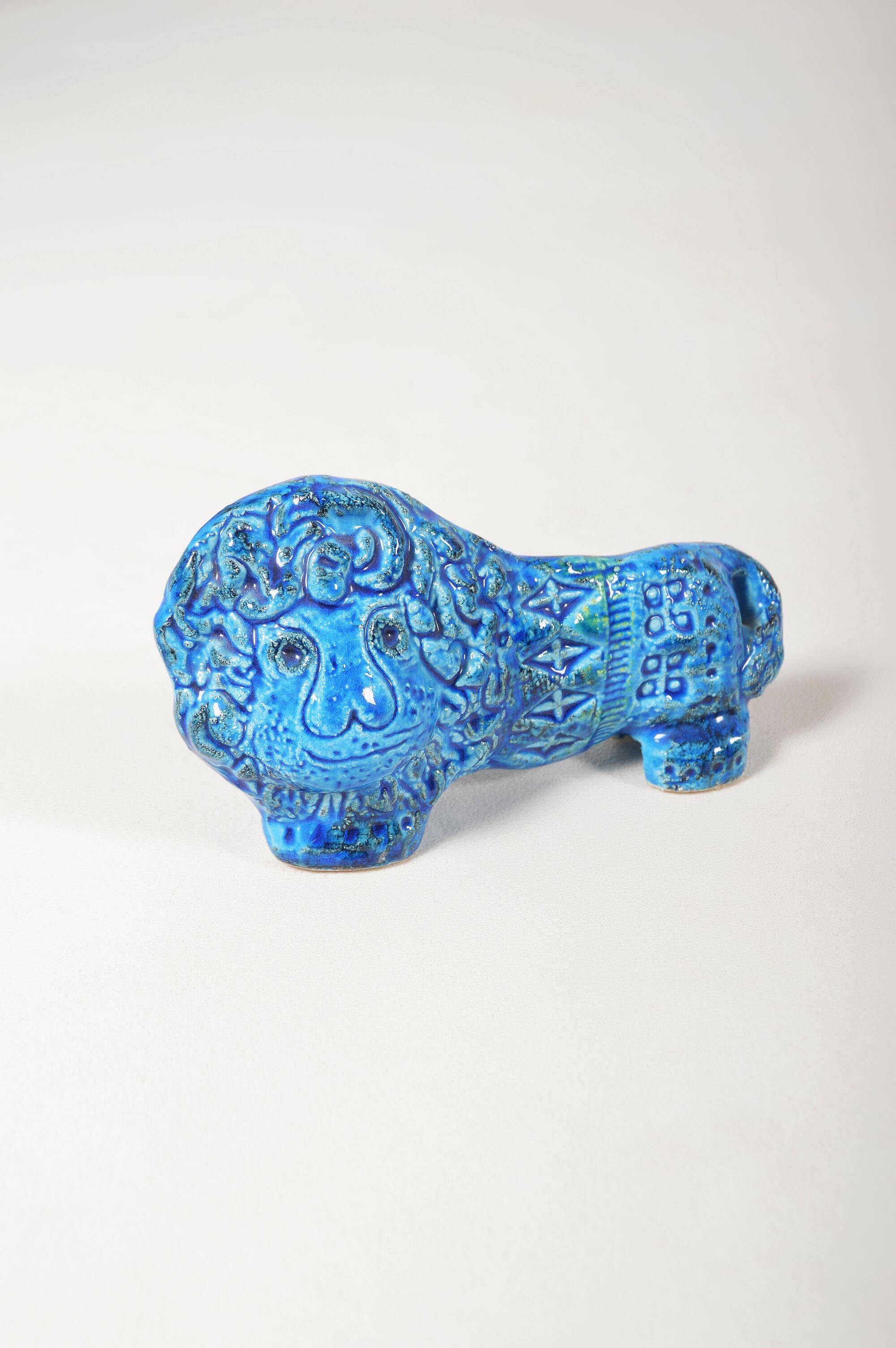 Lion de Bitossi conçu par Aldo Londi pour Flavia, années 1970