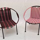 Pair of children's armchairs