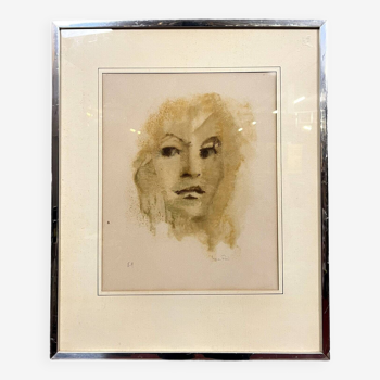 Leonor FINI : Épreuve d'artiste lithographiée signée / circa 1975