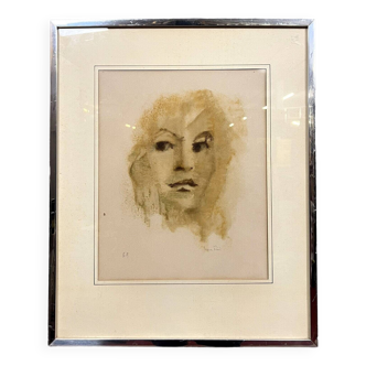 Leonor FINI : Épreuve d'artiste lithographiée signée / circa 1975