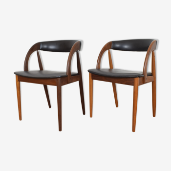 Mid-century danish dining chairs, 1960, set of 2