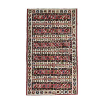 Antique Serbian Pirot Kilim Area Rug Traditional Flat Woven Rug- 200x300cm