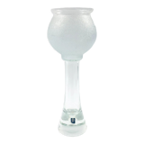 Scandinavian Minimalist Glass Vase from Bergdala, Sweden, 1970s