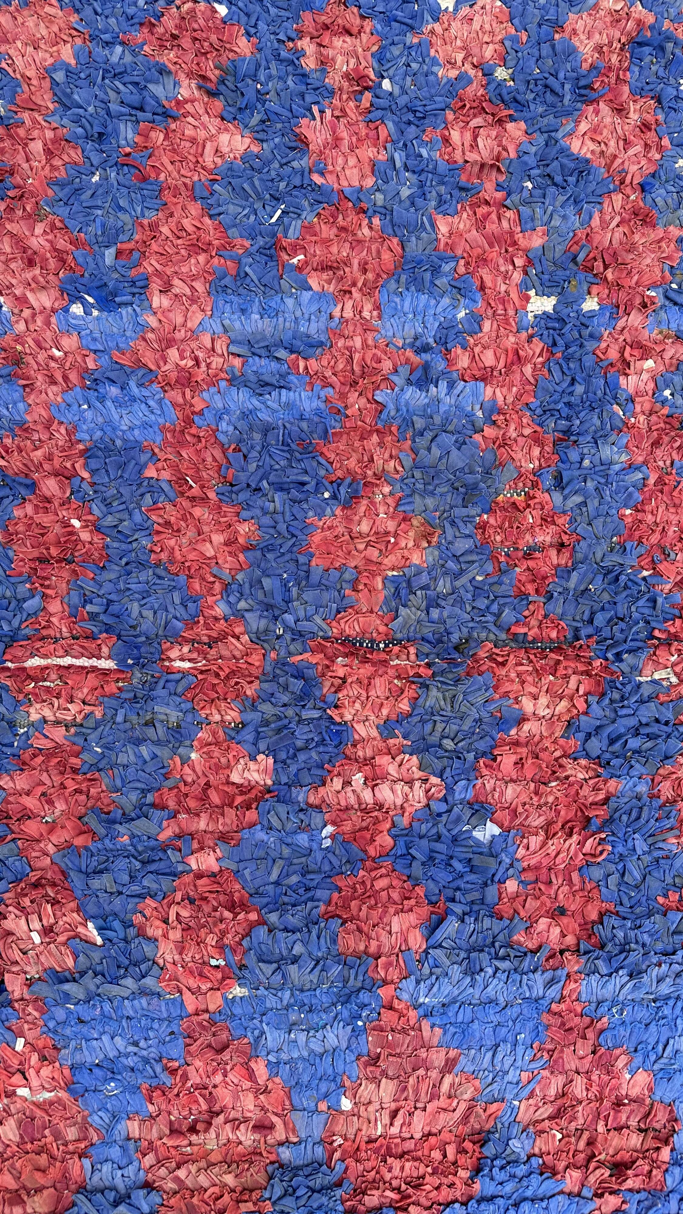 Colorful Boucherouite Moroccan rug - 98 x 230 cm