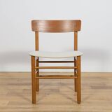 J39 Folkchairs Chairs by Børge Mogensen for Farstrup, 1950s, Set of 6