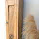 Small wardrobe in raw wood
