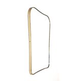 Large Italian mirror from the 1950s, 71x55 cm.