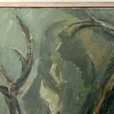 Vintage Oil on Canvas by Swedish artist Anna Munther (1915-2000)