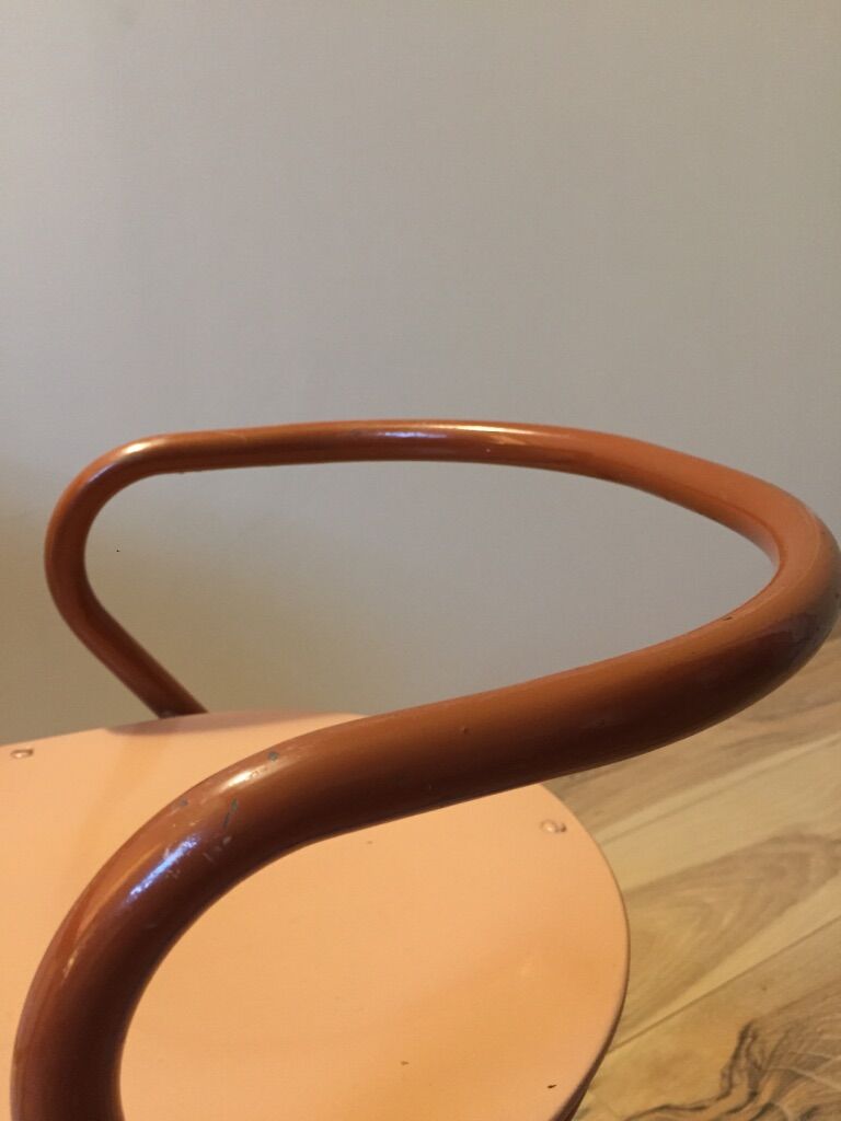 School set MCA 300 armchair and MCA 322 desk by Jacques Hitier, 1950's