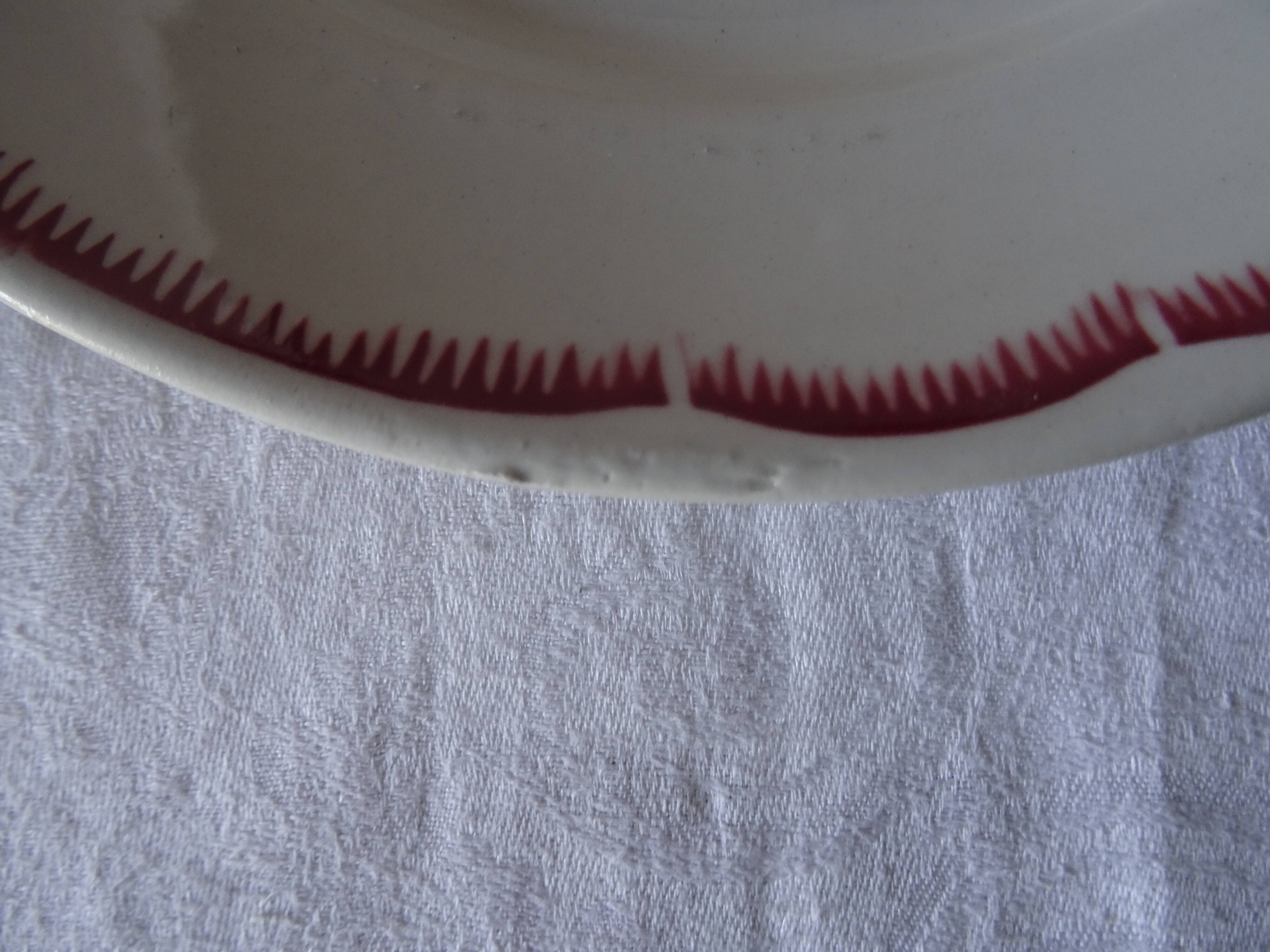 Lot of 5 vintage dessert plates